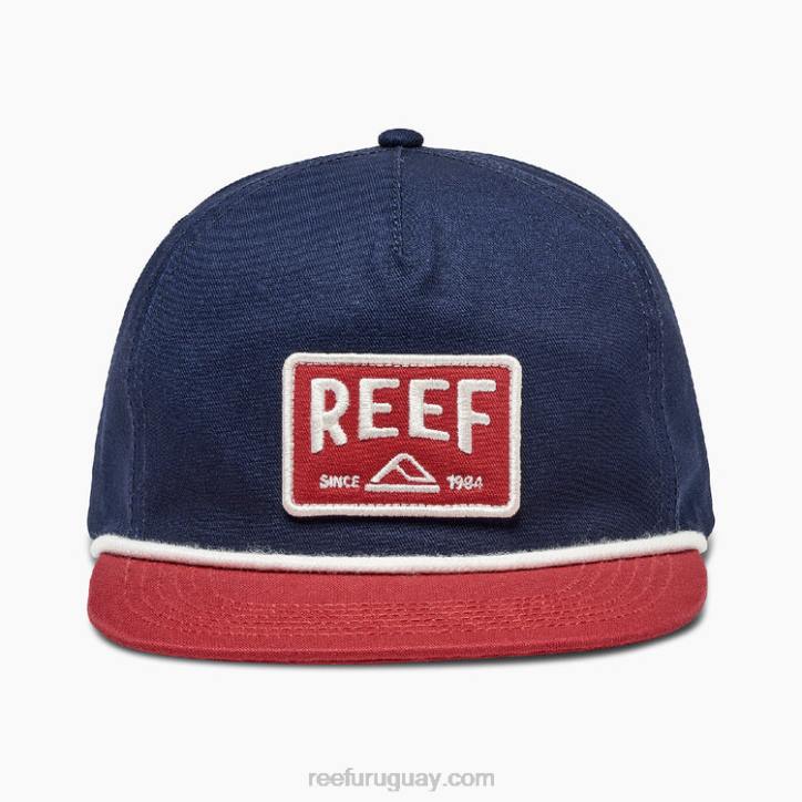 bufón rojo R2BV801 sombrero de visera plana morter Reef hombres
