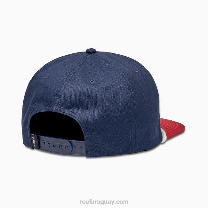 bufón rojo R2BV801 sombrero de visera plana morter Reef hombres