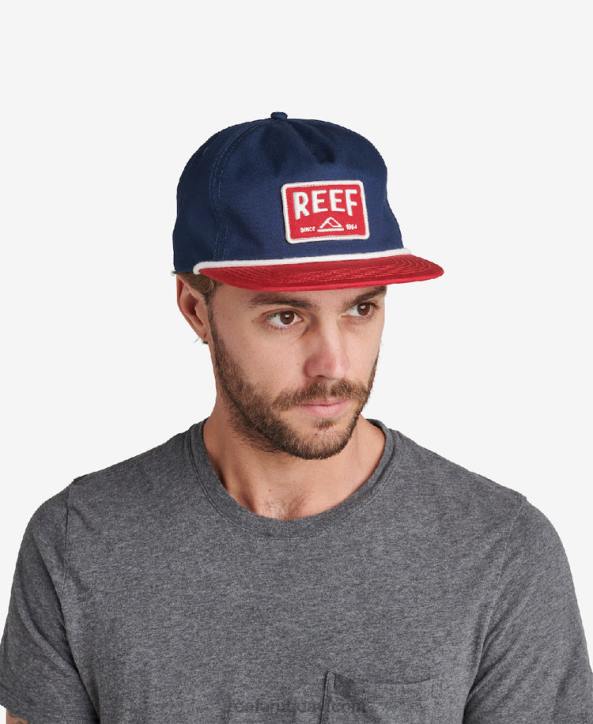 bufón rojo R2BV801 sombrero de visera plana morter Reef hombres