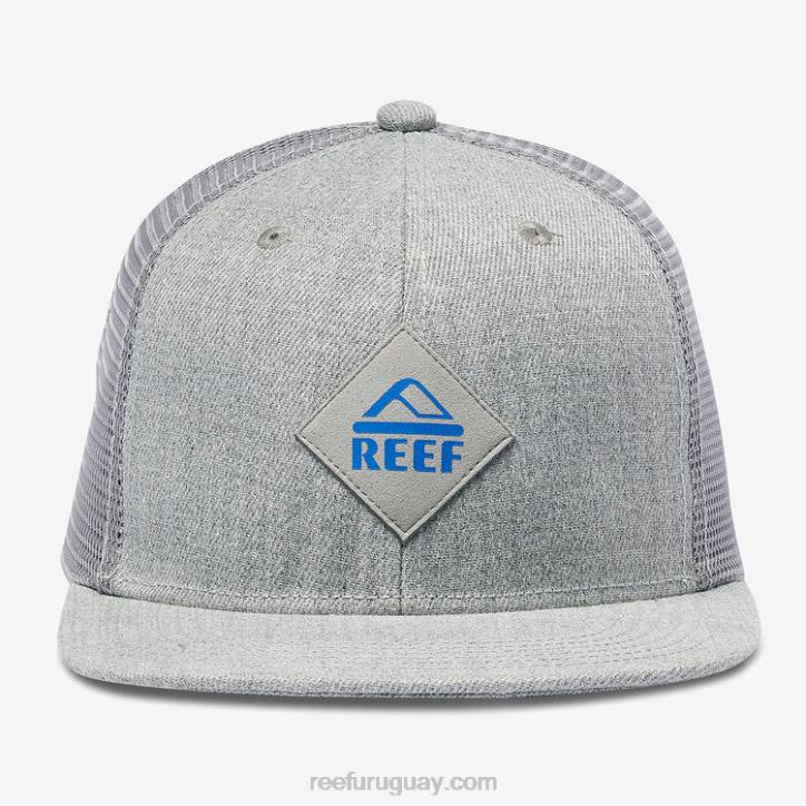 cuero gris R2BV767 gorra de camionero madre snapback Reef hombres