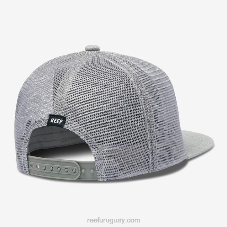 cuero gris R2BV767 gorra de camionero madre snapback Reef hombres