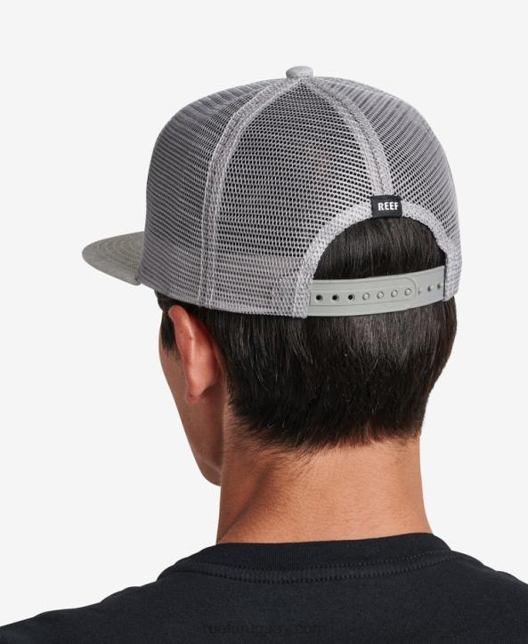 cuero gris R2BV767 gorra de camionero madre snapback Reef hombres