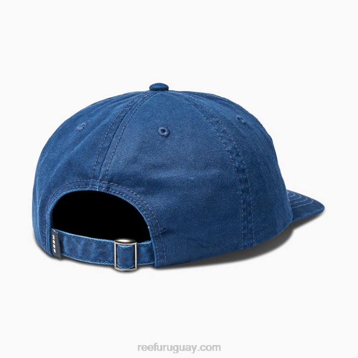 insignias azules R2BV759 gorra sin estructura strapback de ardo Reef hombres