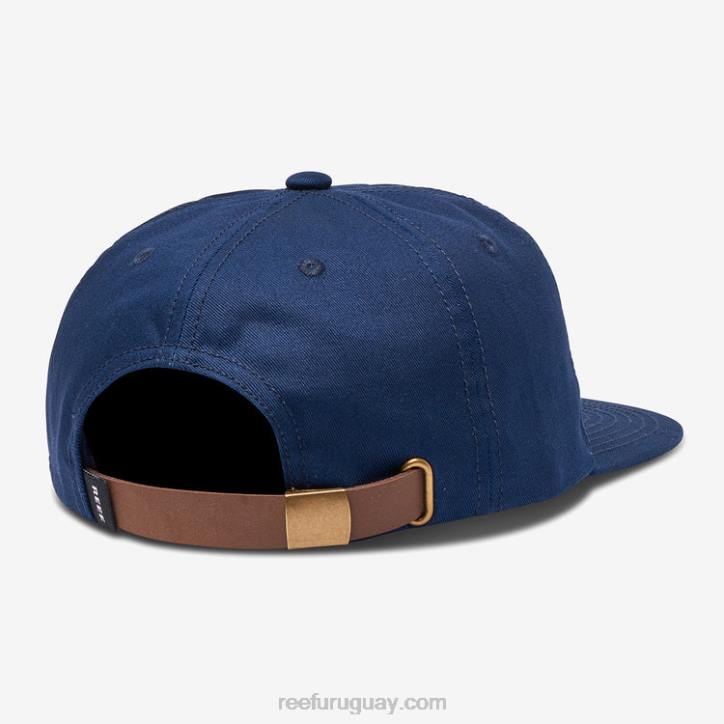 insignias azules R2BV780 gorra sin estructura gaviota strapback Reef hombres