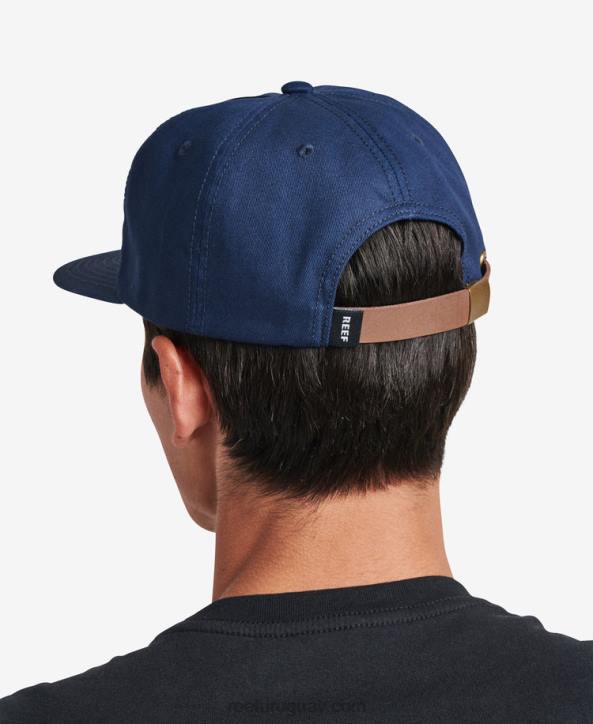 insignias azules R2BV780 gorra sin estructura gaviota strapback Reef hombres