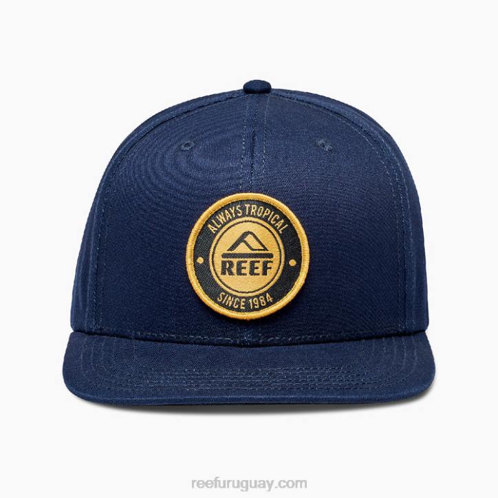 insignias azules R2BV806 sombrero de visera plana Woodbury Reef hombres