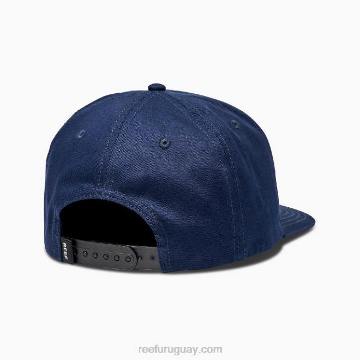 insignias azules R2BV806 sombrero de visera plana Woodbury Reef hombres