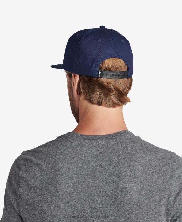 insignias azules R2BV806 sombrero de visera plana Woodbury Reef hombres