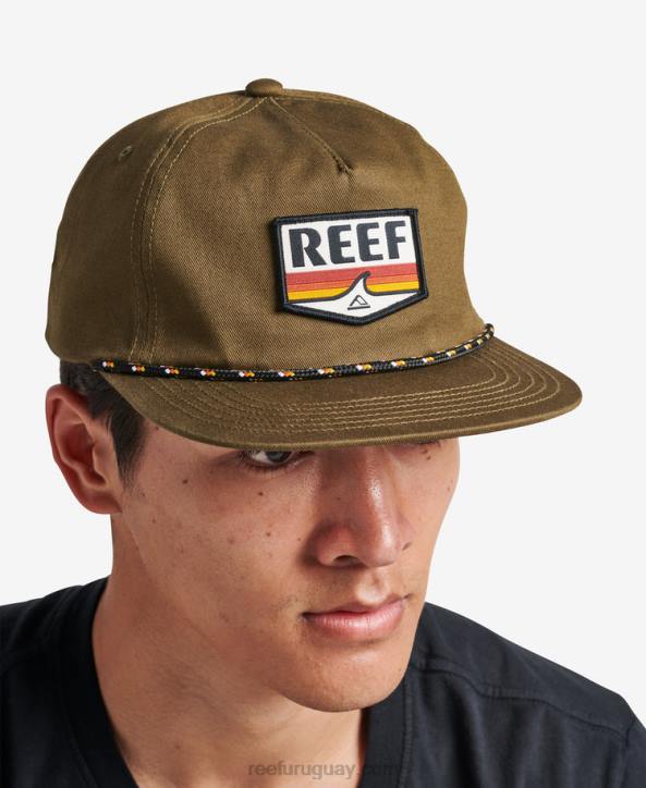 oliva oscuro R2BV784 gorra desestructurada sabor snapback Reef hombres