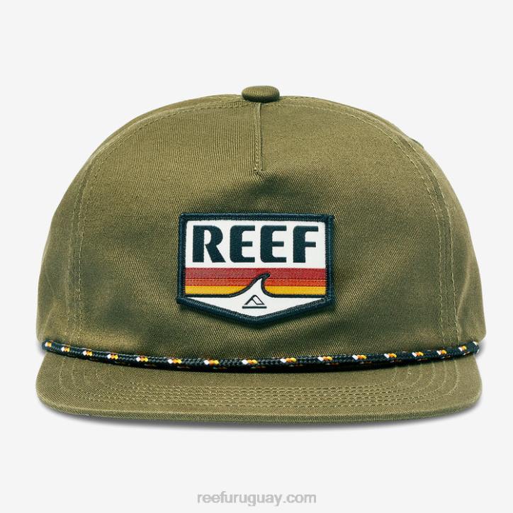 oliva oscuro R2BV784 gorra desestructurada sabor snapback Reef hombres