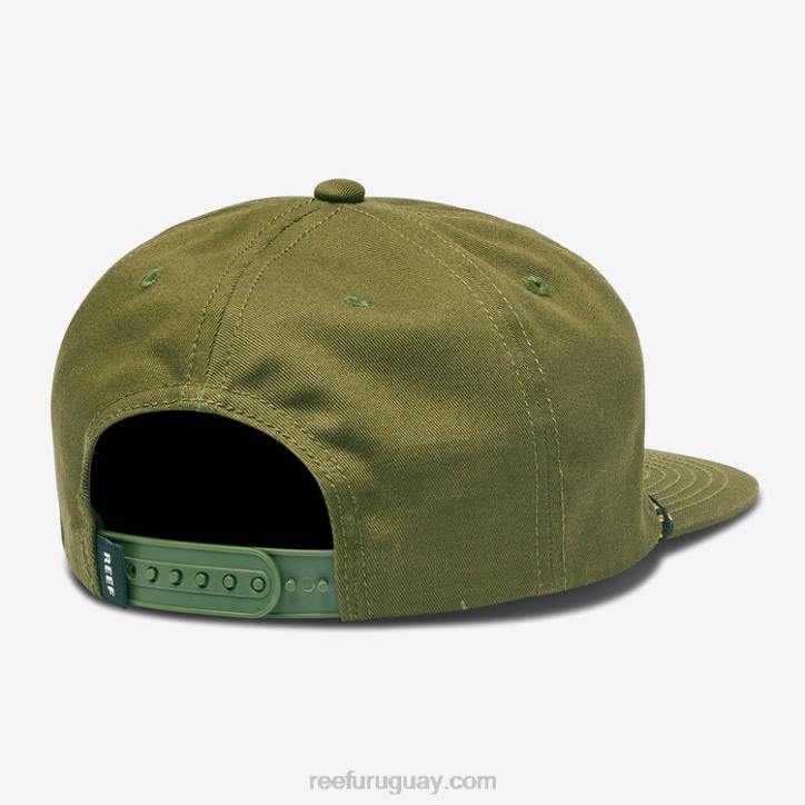 oliva oscuro R2BV784 gorra desestructurada sabor snapback Reef hombres
