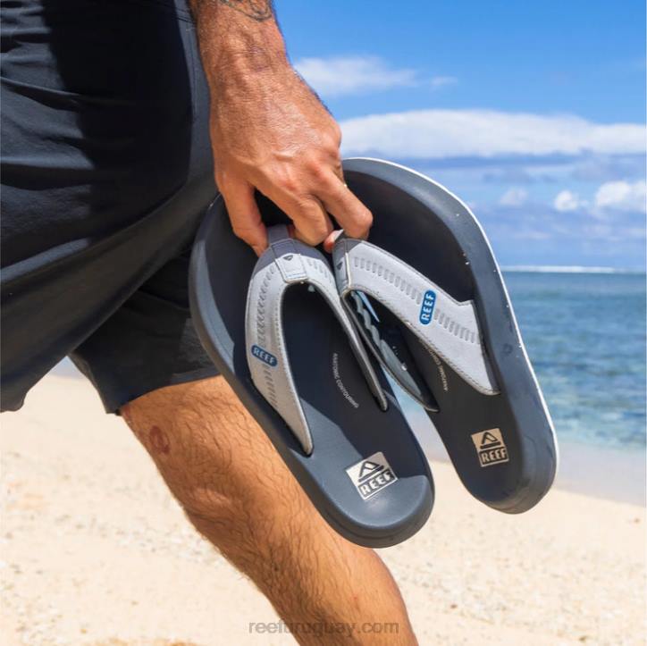 gris/gris claro/azul R2BV418 crucero de suela hinchable Reef hombres