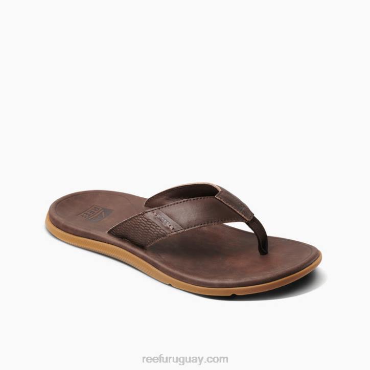 marron oscuro R2BV365 cuero santa ana Reef hombres