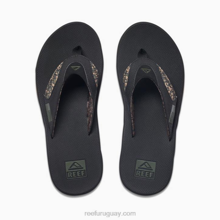 negro/camuflaje R2BV473 avivando Reef hombres