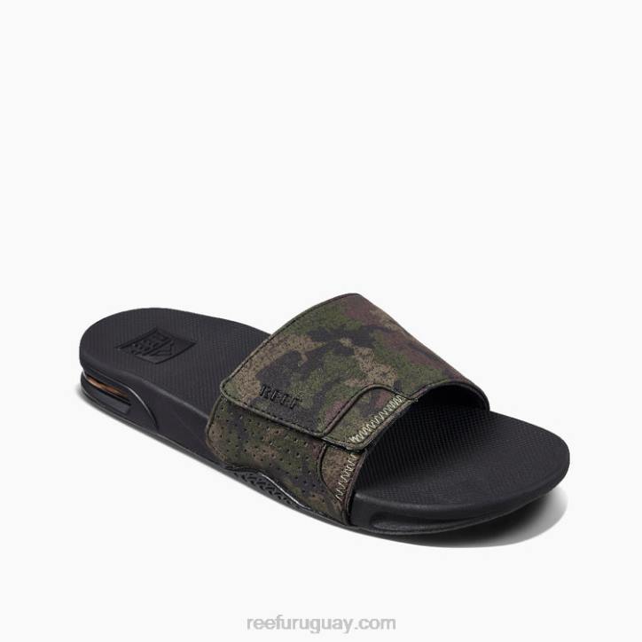 camuflaje verde oliva R2BV356 tobogán de abanico Reef hombres