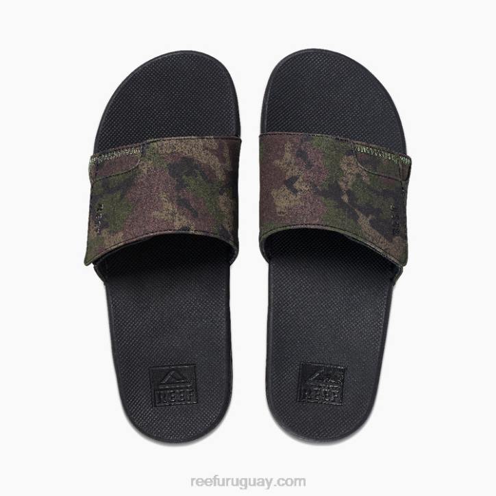camuflaje verde oliva R2BV356 tobogán de abanico Reef hombres