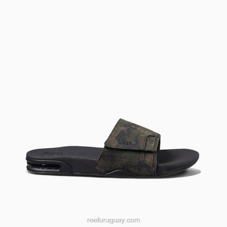 camuflaje verde oliva R2BV356 tobogán de abanico Reef hombres