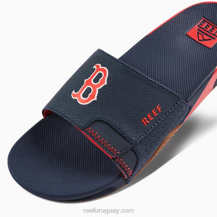 medias Rojas R2BV411 tobogán de abanico x mlb Reef hombres