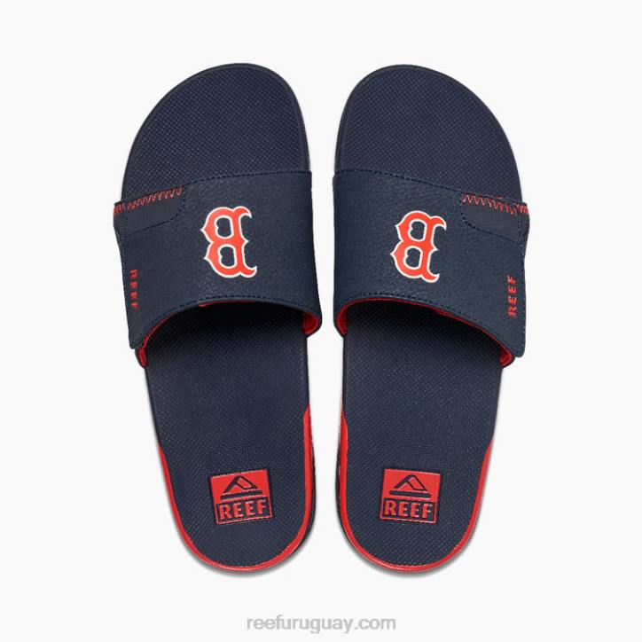 medias Rojas R2BV411 tobogán de abanico x mlb Reef hombres