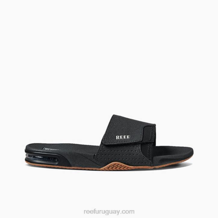 negro/plata R2BV332 tobogán de abanico Reef hombres