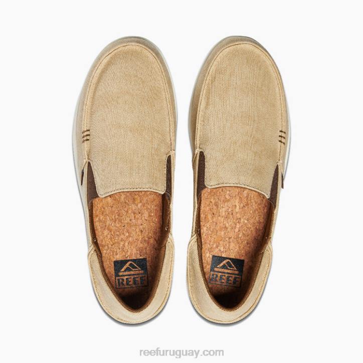 arenisca R2BV544 cojín matey lona lavada Reef hombres