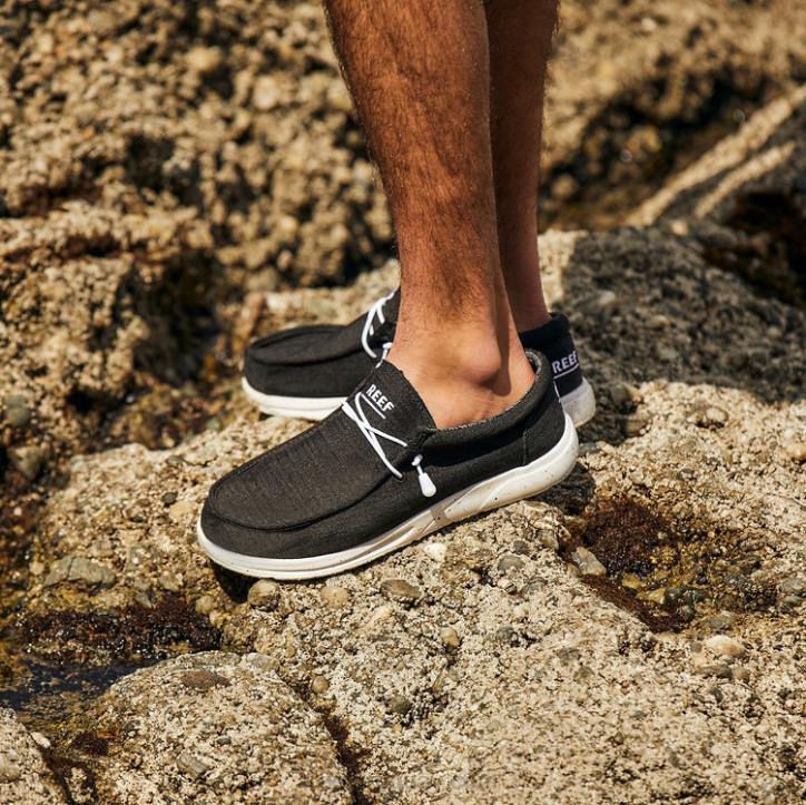 blanco negro R2BV487 cojín costa textil Reef hombres
