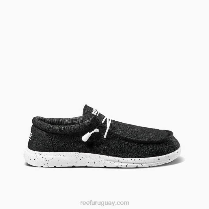 blanco negro R2BV487 cojín costa textil Reef hombres