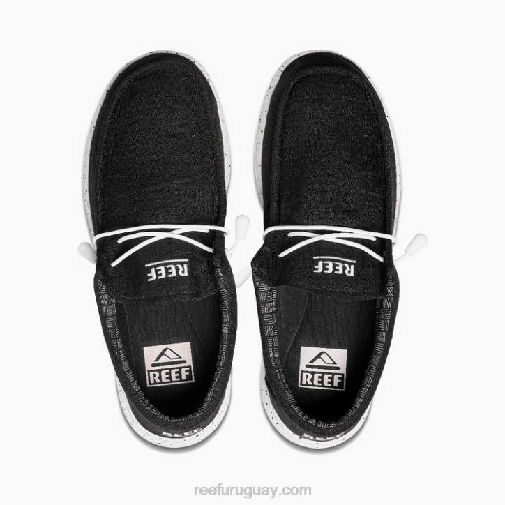 blanco negro R2BV487 cojín costa textil Reef hombres