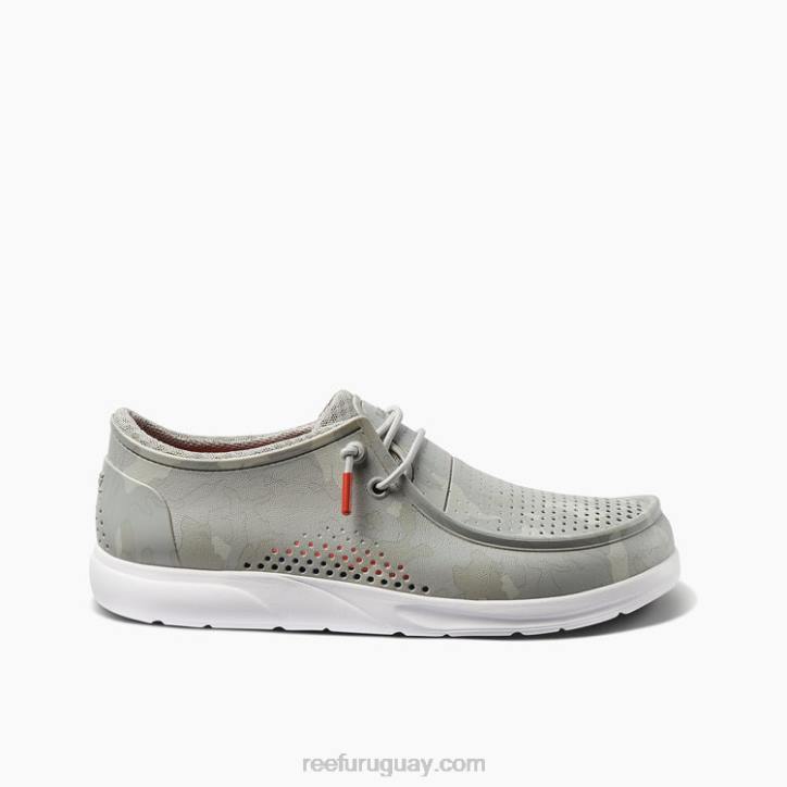 camuflaje gris R2BV495 impresiones de la costa del agua Reef hombres