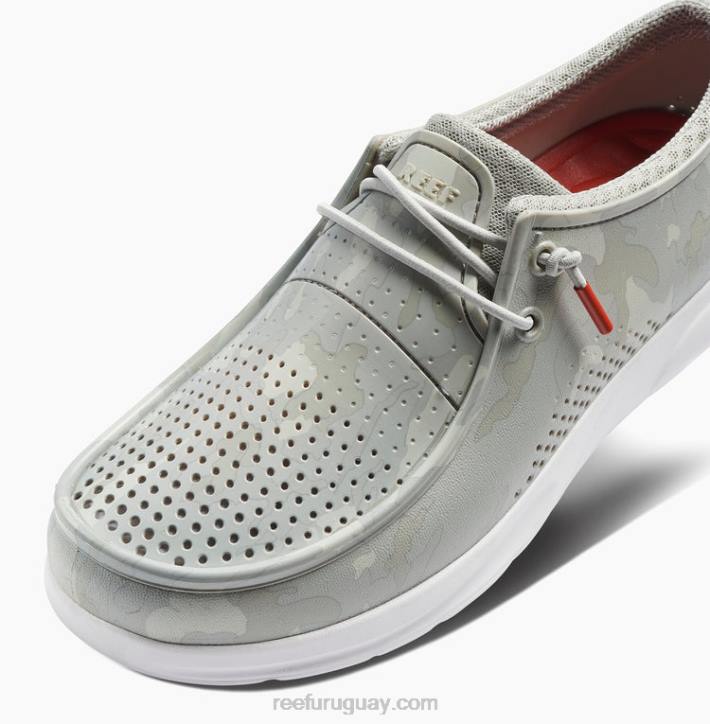 camuflaje gris R2BV495 impresiones de la costa del agua Reef hombres