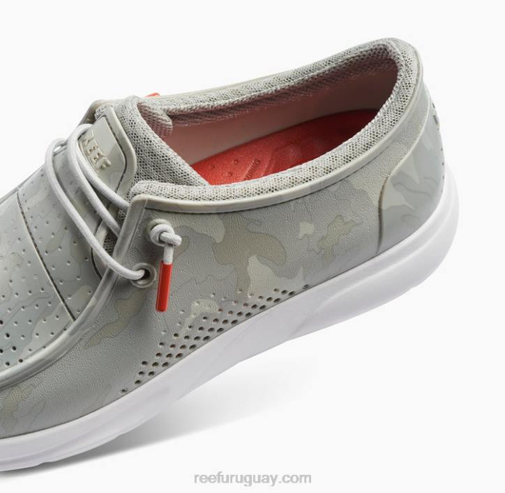 camuflaje gris R2BV495 impresiones de la costa del agua Reef hombres