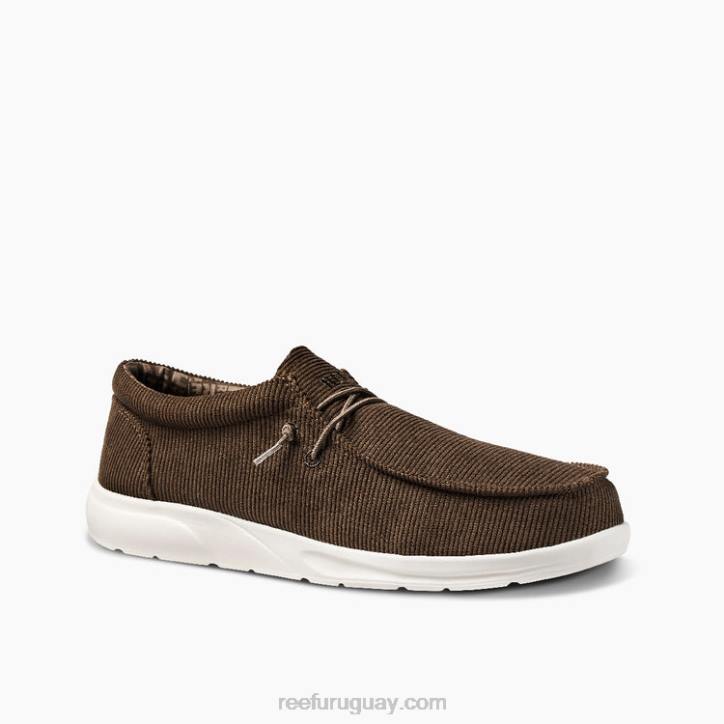 cordón marrón R2BV538 cojín costa textil Reef hombres