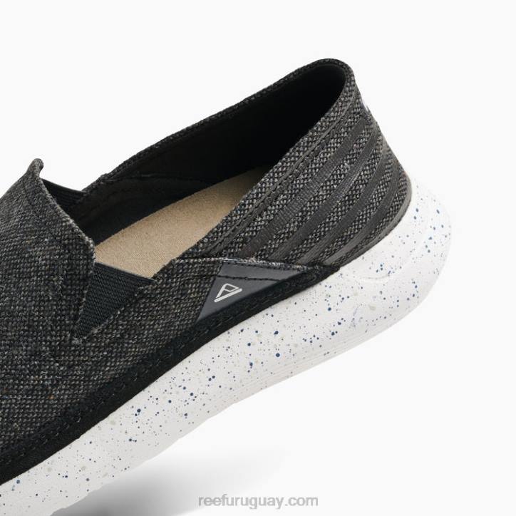 negro R2BV516 viajero de suela hinchable Reef hombres