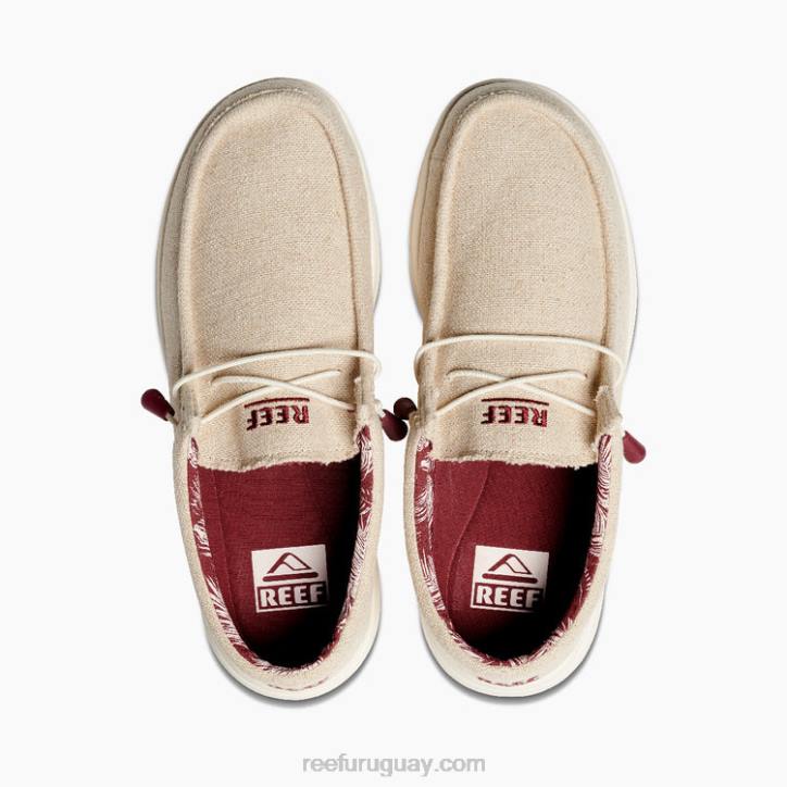 yute tostado R2BV531 cojín costa textil Reef hombres