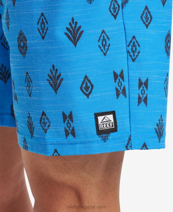 azul francés R2BV703 billy volley corto 17" Reef hombres