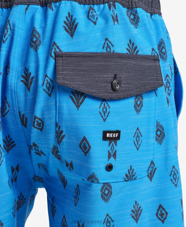 azul francés R2BV703 billy volley corto 17" Reef hombres