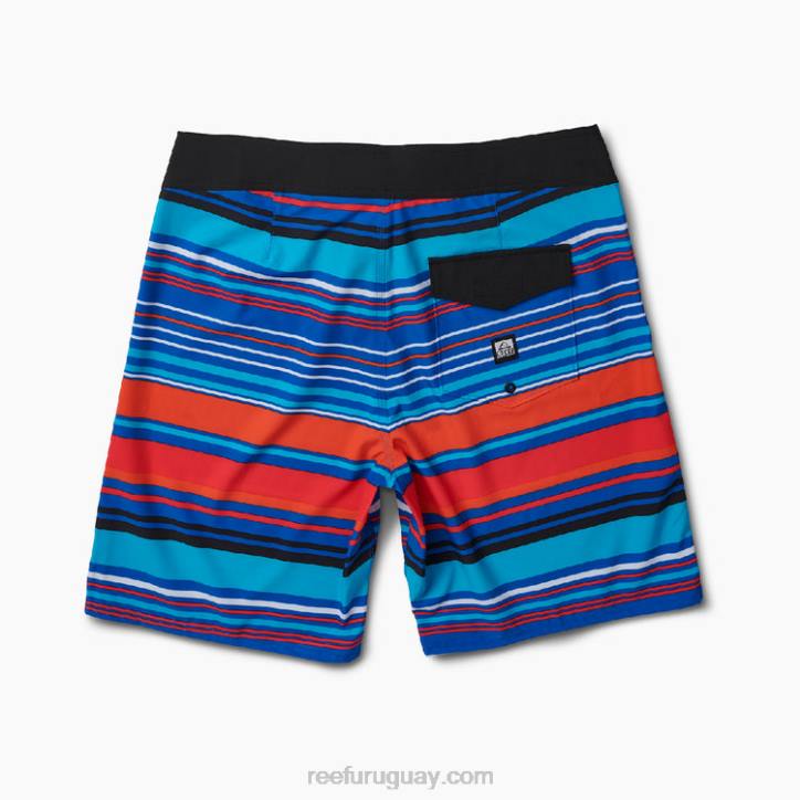 azul lapislázuli R2BV708 tabla corta sharpe 19" Reef hombres
