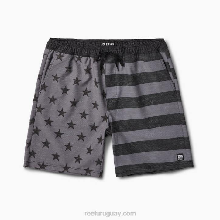 caviar R2BV684 shorts de baño hancock 18" Reef hombres