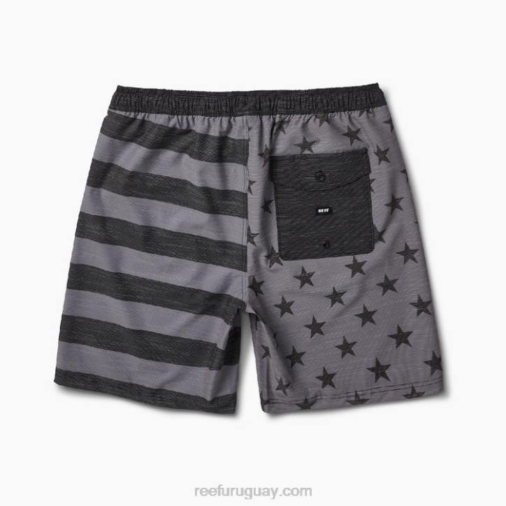 caviar R2BV684 shorts de baño hancock 18" Reef hombres