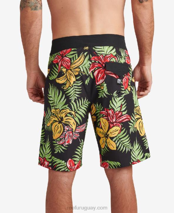 caviar R2BV710 pantalones cortos fitz de 19" Reef hombres