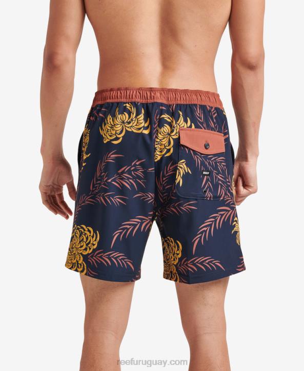 cielo nocturno R2BV695 pantalón corto john volley 17" Reef hombres
