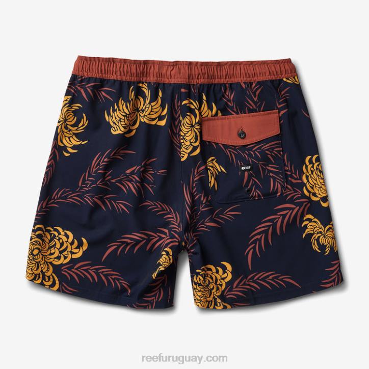 cielo nocturno R2BV695 pantalón corto john volley 17" Reef hombres