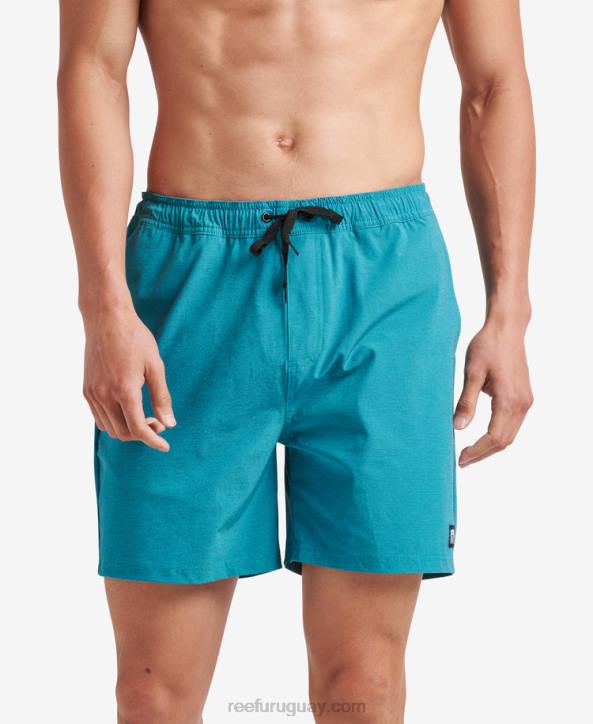 golfo de vizcaya R2BV699 shorts de paseo con cintura elástica de 17" Reef hombres