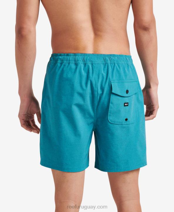 golfo de vizcaya R2BV699 shorts de paseo con cintura elástica de 17" Reef hombres