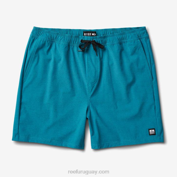 golfo de vizcaya R2BV699 shorts de paseo con cintura elástica de 17" Reef hombres