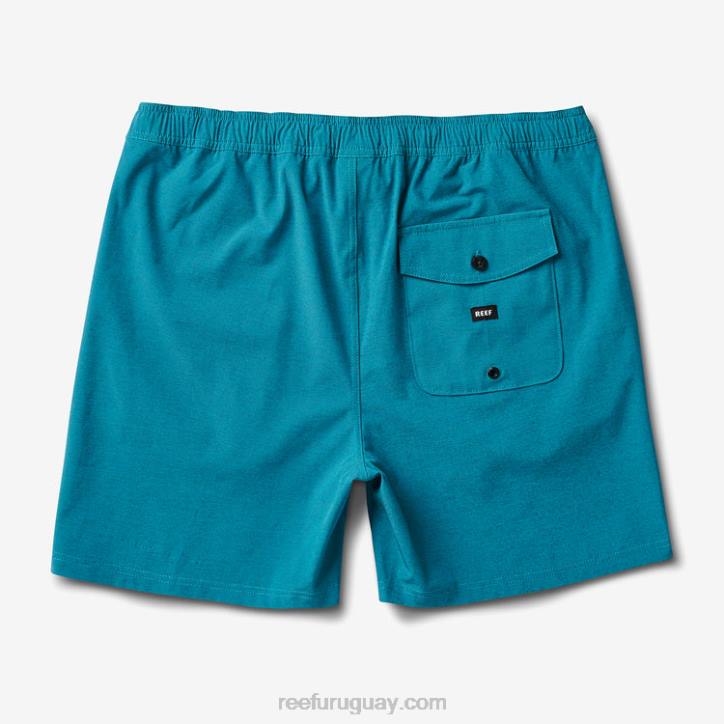 golfo de vizcaya R2BV699 shorts de paseo con cintura elástica de 17" Reef hombres