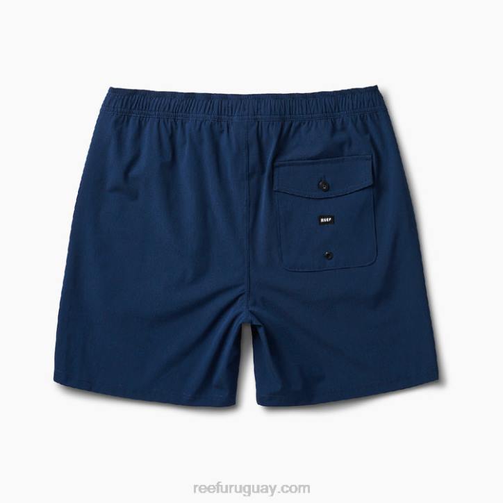 insignias azules R2BV669 shorts de paseo con cintura elástica de 17" Reef hombres