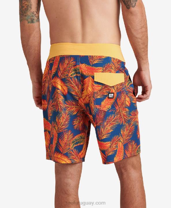 insignias azules R2BV712 pantalones cortos harrison de 19" Reef hombres