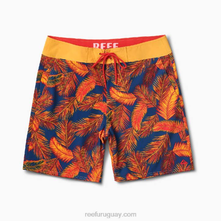 insignias azules R2BV712 pantalones cortos harrison de 19" Reef hombres
