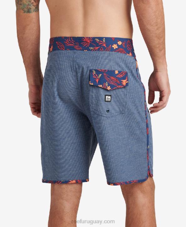 insignias azules R2BV721 Pantalones cortos Stryker de 19" Reef hombres
